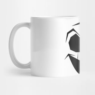 Scary face black white design costume for halloween Mug